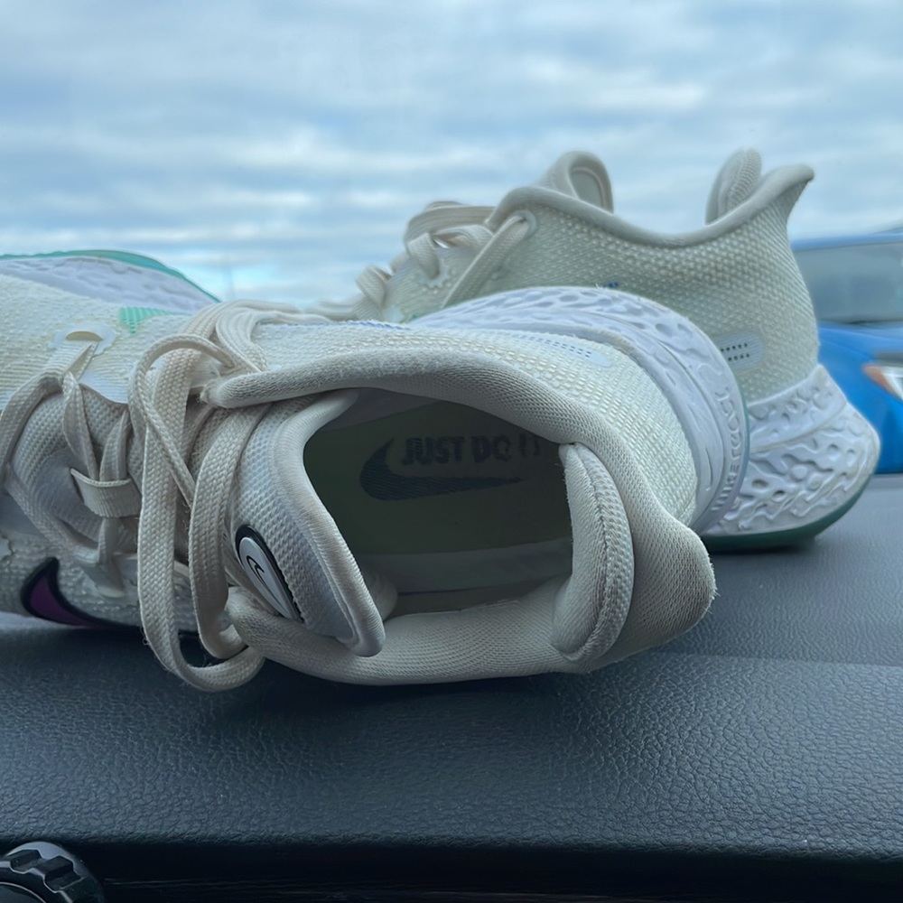 white green blue pink purple black nike running gym training sneakers just do it - Picture 3 of 3